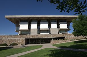 Photo of Michener Library exterior
